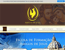 Tablet Screenshot of comunidadeamigosdejesus.com.br